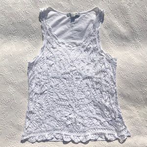 3/$15💥 Forever21: lace see-through tank